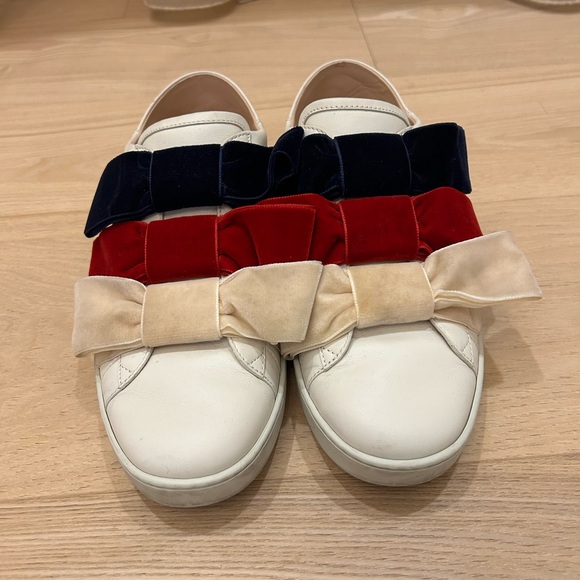 Gucci gorgeous 🎀 sneakers rare - Picture 2 of 6